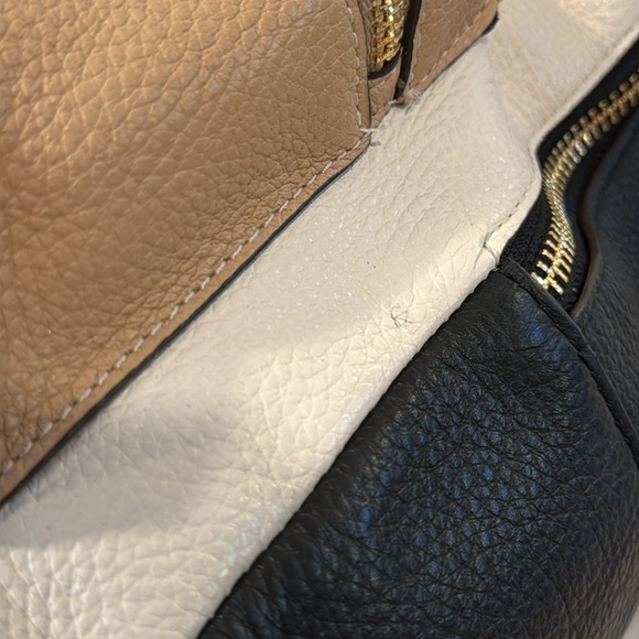 Coach Colorblock Charlie Pebbled Leather Backpack - Picture 14 of 17